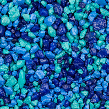 (4 Pack)  Aquarium Gravel, Caribbean, 25 Lb