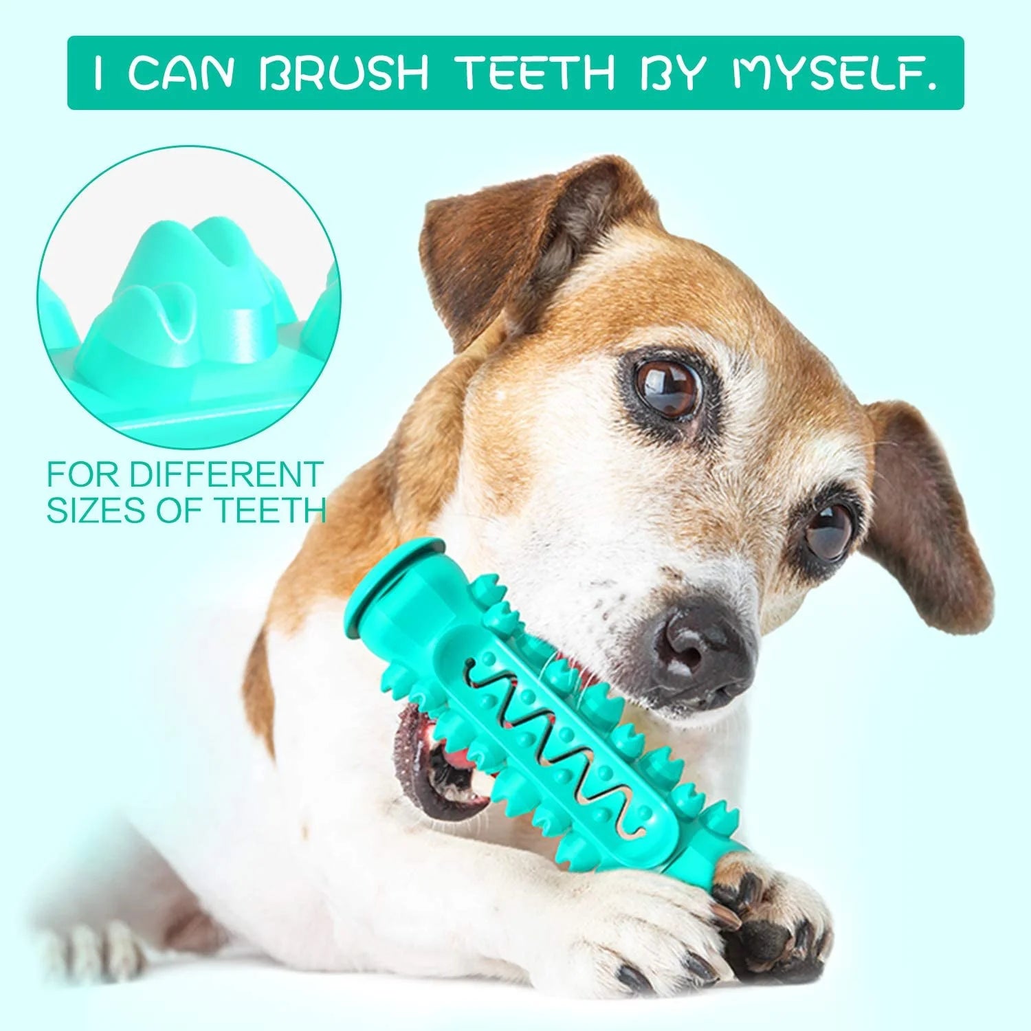 Dog Chew Toys Toothbrush Dog Toys for Aggressive Chewers Large Breed for Dogs Xmas Gift Doggy Brushing Stick Extremely Durable for 25-70 LBS Medium Large Dogs