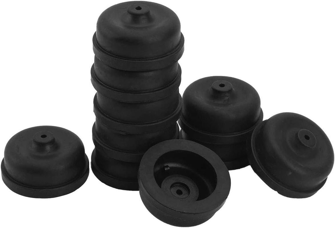 10 Pcs Black Aquarium Air Pump Diaphragm, Aquarium Diaphragm Air Pump Accessories EPDM Rubber Oxygen Pump Replacement Parts for Aquarium Fishing Oxygen Pump,Aquarium Pumps and Filters