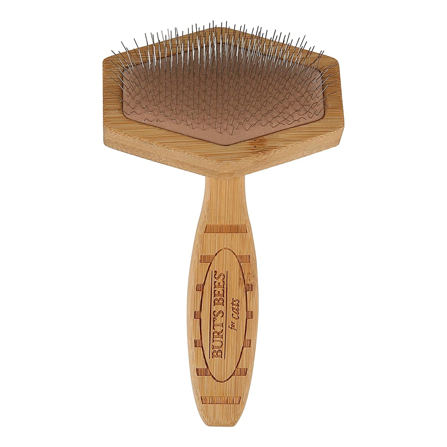 Slicker Brush | Removes Loose Cat Fur, Prevents Matting | Ideal for Daily Grooming, Smooth Coat | Removes Loose Fur, Prevents Matting, Ideal for Daily Grooming, Smooth Coat, Gentle Bristle Design Daily