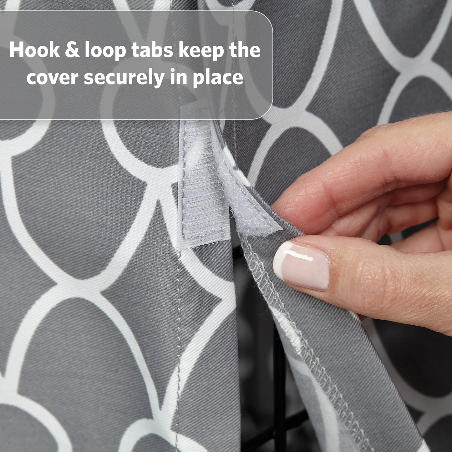 Dog Crate Cover, Gray Geometric Pattern, 48"