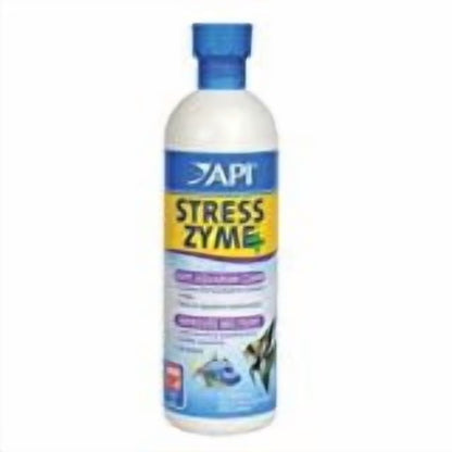 Stress Zyme, Freshwater and Saltwater Aquarium Cleaning Solution, 16 Oz