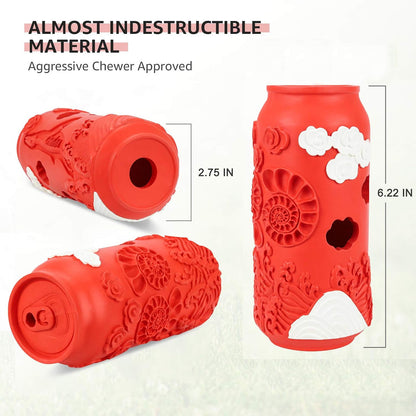 Dog Toys for Aggressive Chewers Large Breed, Indestructible Dog Chew Toys for Large Medium Dog, Interactive Chew Toy for Dogs, Pineapple Taste Tough Dog Dental Teeth Cleaning Chew Toy