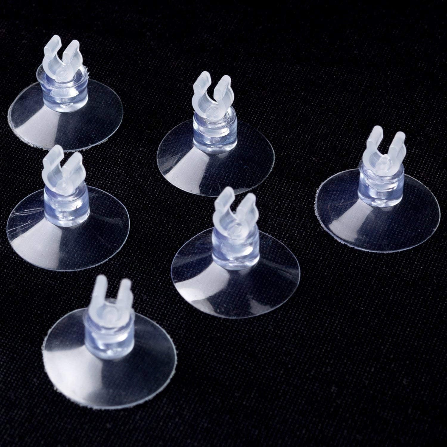30 Pack Aquarium Suction Cup Clips Airline Tube Holders Clamps Fish Tank Hose Holder Clips for Air Line Tubing 3/16