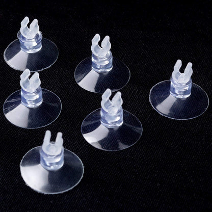 30 Pack Aquarium Suction Cup Clips Airline Tube Holders Clamps Fish Tank Hose Holder Clips for Air Line Tubing 3/16