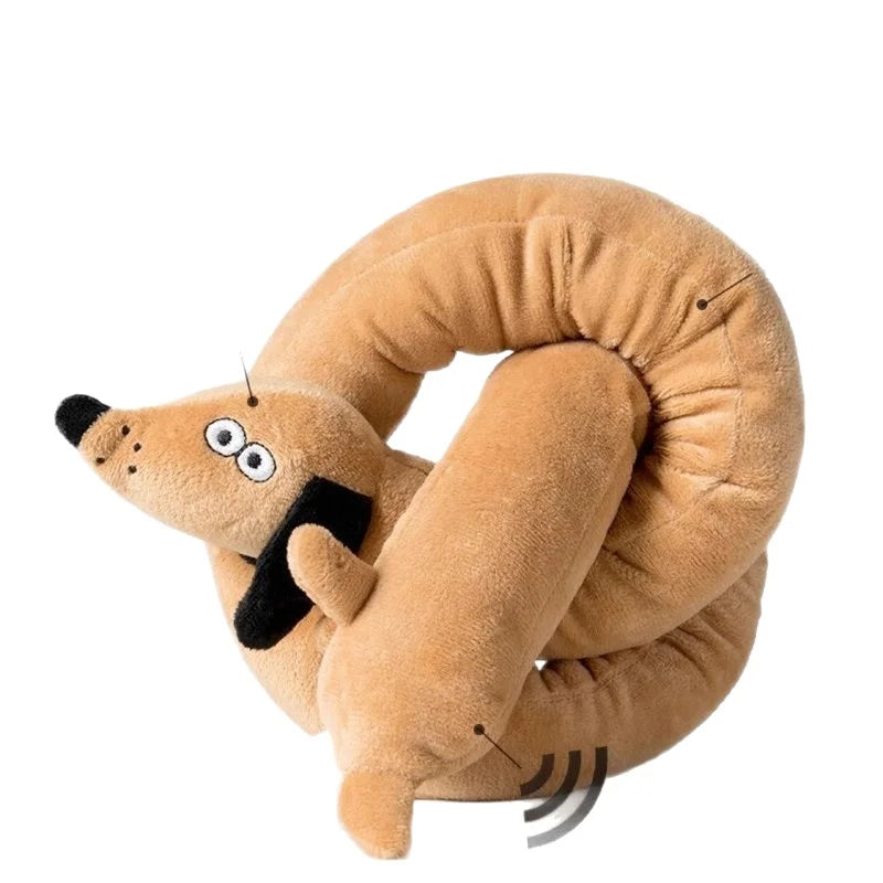 New Durable Pet Dog Plush Toy for Small Breeds - Animal Shape Squeaky Chew Cleaning Toy for Chihuahua Yorkshire Bichon Puppies