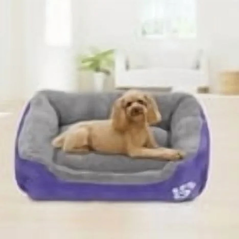 Rectangular Dog Cat Beds Mattress Washable Pads Room, Soft Winter Warm Plush Sleeping Pet Fleece Bed Mat for Small Doggy Kitten, Anti-Slip Waterproof Bottom