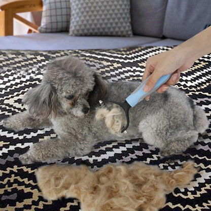 Pet Shedding Brush Grooming 2 Sided Undercoat Dog Cat Comb Tool Pets NEW