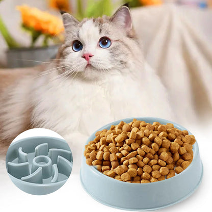 Ceramic Slow Dog Feeder Bowl for Small Dog Raised Slow Dog Food Bowl Shape 3 Colors 4 Models Glass Dog Bowl Insert Ceramic Slow Feeder Cat Bowl Large Dog Water Bowl Slow Water Feeder for Dogs Large
