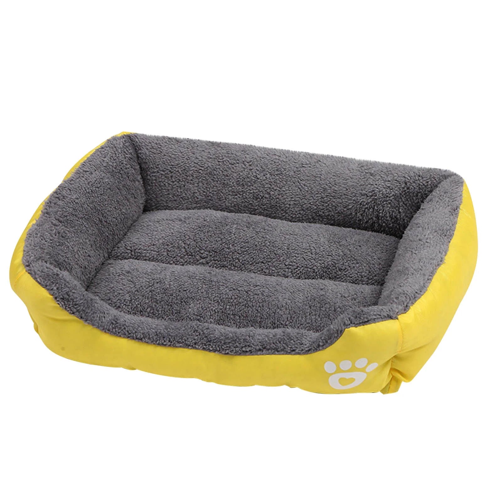 Rectangular Dog Cat Beds Mattress Washable Pads Room, Soft Winter Warm Plush Sleeping Pet Fleece Bed Mat for Small Doggy Kitten, Anti-Slip Waterproof Bottom