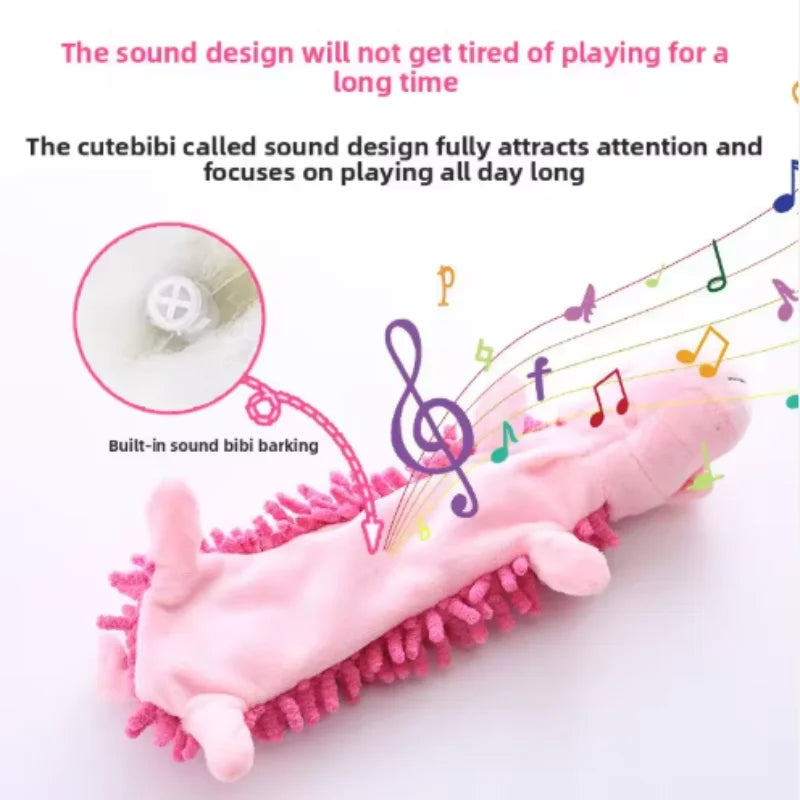 New Durable Pet Dog Plush Toy for Small Breeds - Animal Shape Squeaky Chew Cleaning Toy for Chihuahua Yorkshire Bichon Puppies