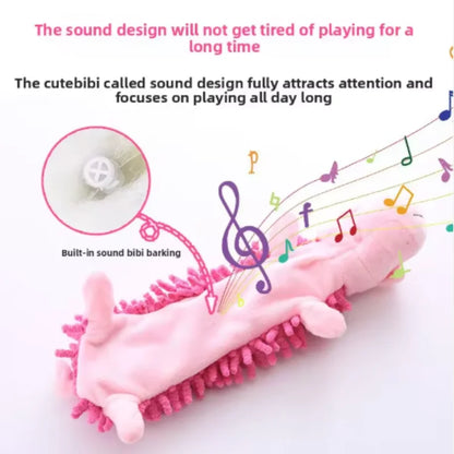 New Durable Pet Dog Plush Toy for Small Breeds - Animal Shape Squeaky Chew Cleaning Toy for Chihuahua Yorkshire Bichon Puppies