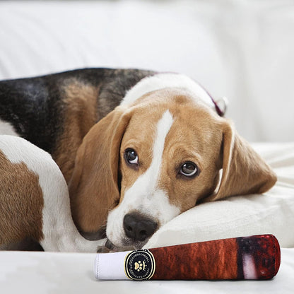 2 Pack Dog Cigar Toy, Funny Dog Toy , Plush Squeaky Dog Toy, Cool & Cute Dog Toy, Aggressive Chewers Stuffed Dog Toy, Parody Dog Toy, Unique Birthday Gift for Puppy, Small, Middle, Big Dogs