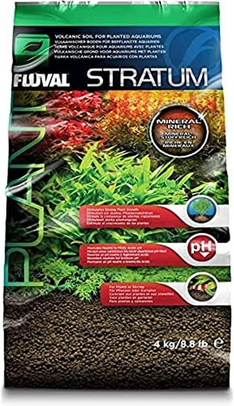 12694 Plant and Shrimp Stratum for Freshwater Fish Tanks, 8.8 Lbs. | Aquarium Substrate for Strong Plant Growth, Supports Neutral to Slightly Acidic Ph