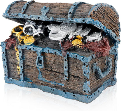 Aquarium Decorations Resin Treasure Box Ornaments Simulation Treasure Chest Aquarium Landscape Decoration for Fish Tank