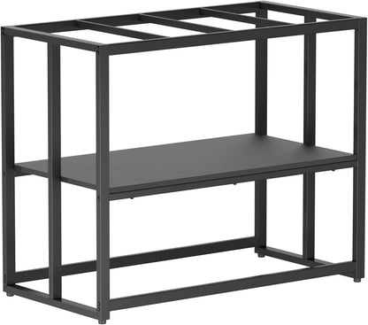 40 Gallon Metal Fish Tank Stand, Aquarium & Terrarium Stand for Home Office | Dual-Layer Structure Providing Extra Storage Space under the Tank.Overall Dimension Measures 36.6"X18.5"X30" with 660LBS