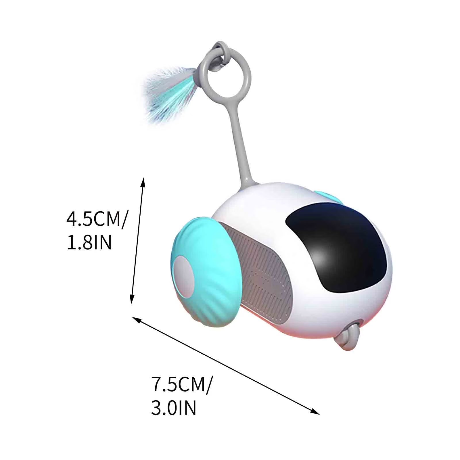 Teazys Cat Toy, Turbo Tail 2.0 Cat Toy, Turbo Tail Mouse Cat Toy, Remote Control Smart Electric Cat Toy, Gravity-Sensing Movement Interactive Cat Toys