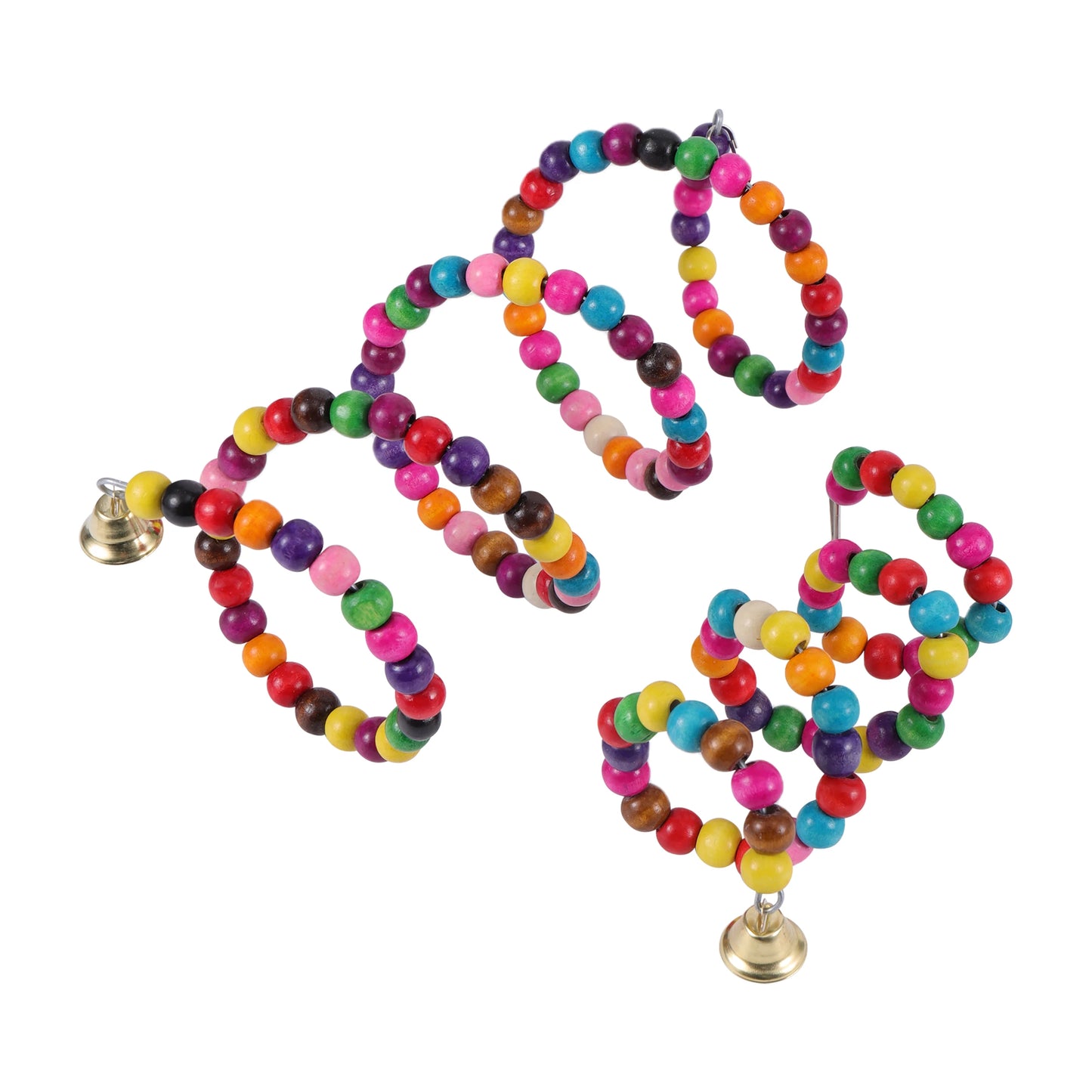 Parrot Bird Toys Accessories Articles Parrot Bite Pet Bird Toy for Parrot Training Bird Toy Swing Ball Bell Standing