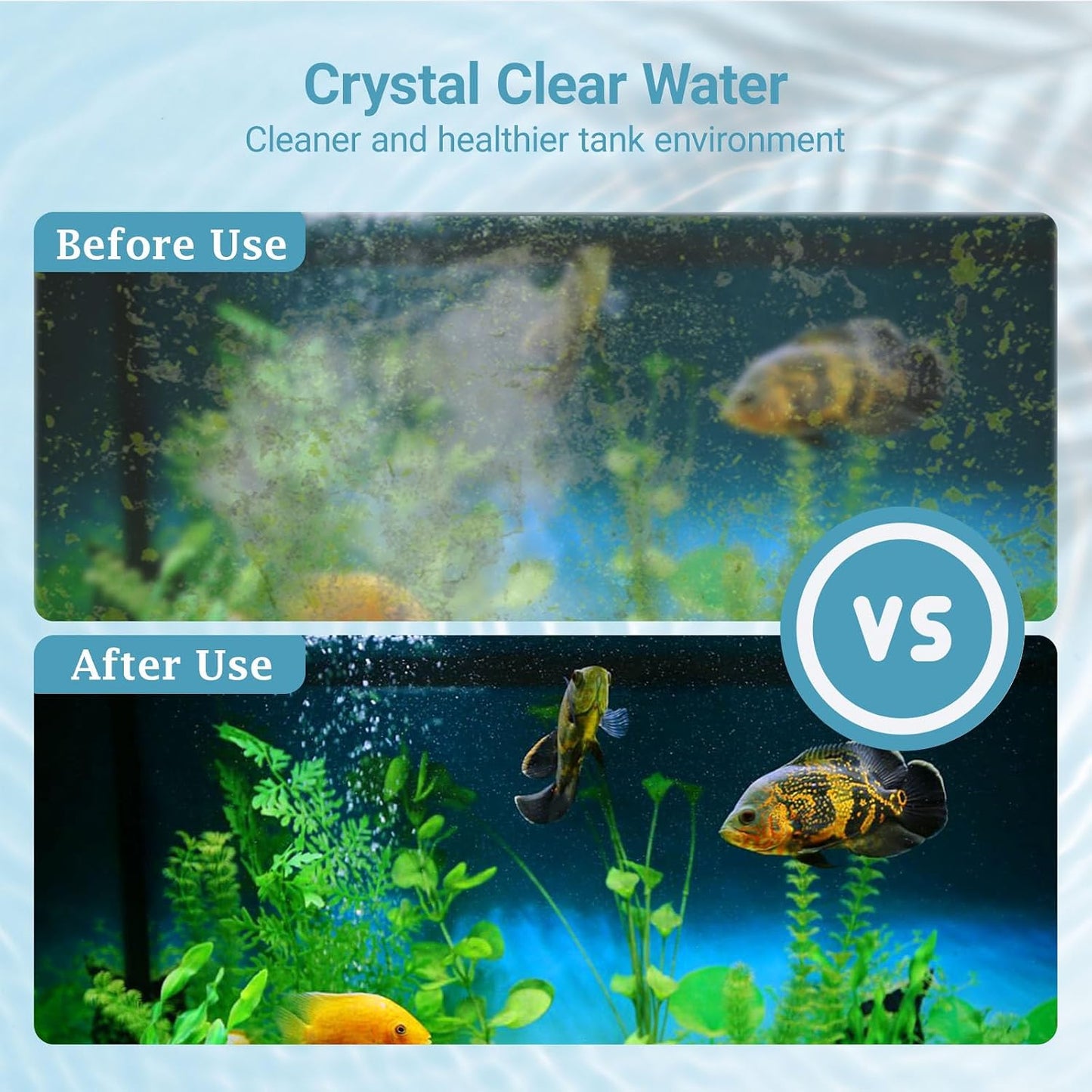 Small Aquarium Filter Cartridges 6-Pack, High-Efficiency Replacement for 3–6 Gallon Aquariums, Keeps Water Crystal Clear