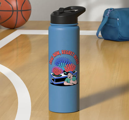 Coral Fragging Reef Keeping Marine Life Aquarium Care Stainless Steel Insulated Water Bottle
