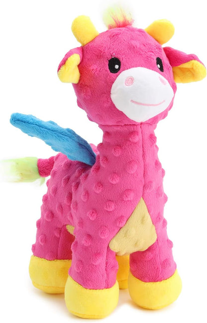 Dog Toys, Puppy Toys with Crinkle Paper Cute Squeaky Dog Toys Dog Chew Toys for Small Medium Large Dogs
