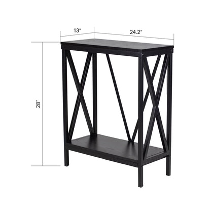 20 Gallon Wood + Metal Aquarium Stand