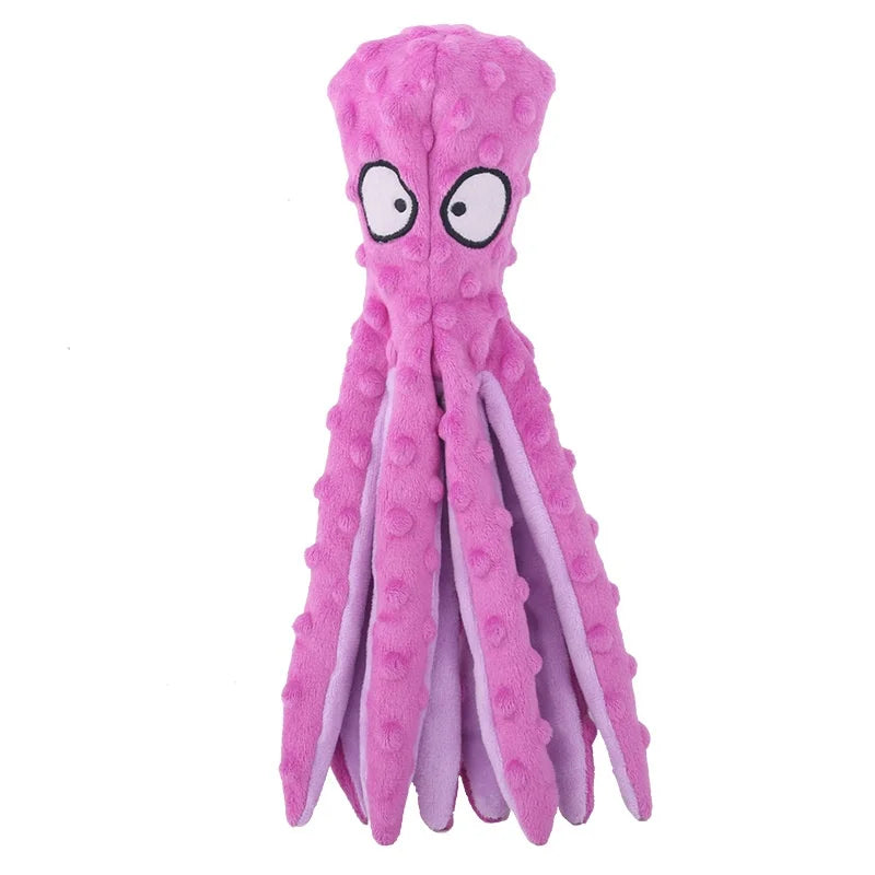 New Durable Pet Dog Plush Toy for Small Breeds - Animal Shape Squeaky Chew Cleaning Toy for Chihuahua Yorkshire Bichon Puppies